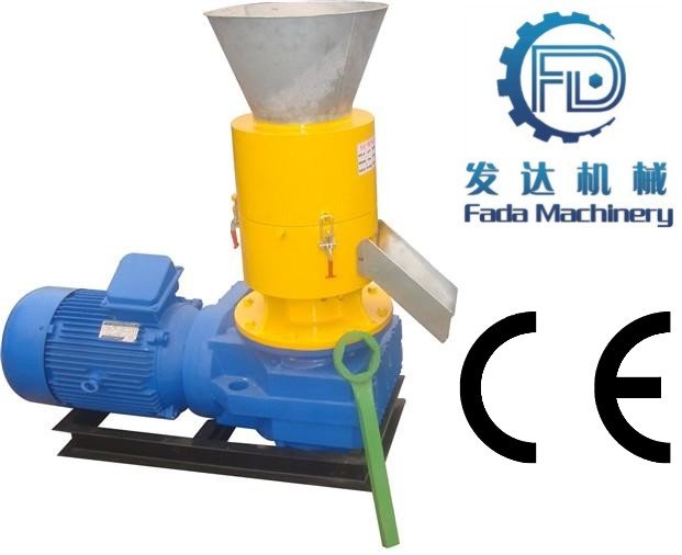 Bioenergy flat die animal food pellet machine with CE