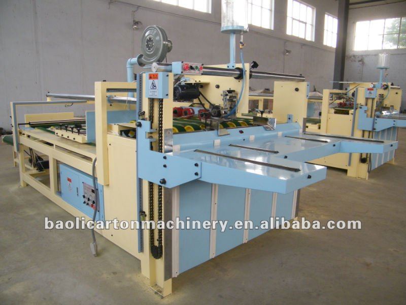 BL-2800 semi-auto gluing carton box machine