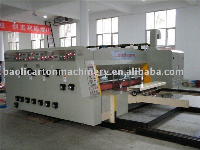 BL -high-speed water ink paperboard printing slotting machine