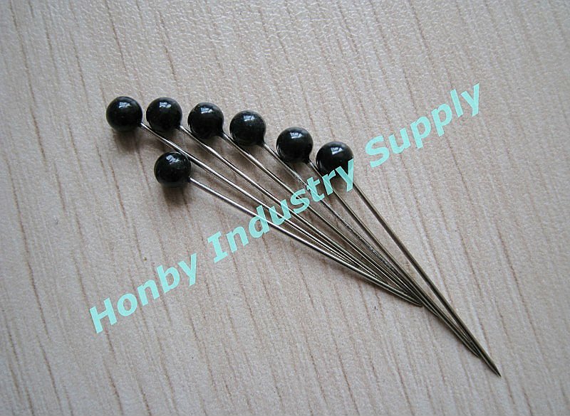 Black Color Pearl Ball Head Pin for Sewing Notions (H0605B)