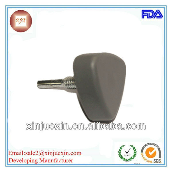 black small triangle plastic knob for machinery