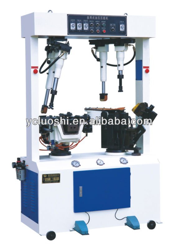 boots sole attaching machine