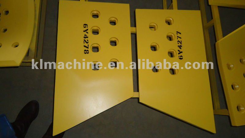 boron steel cutting edge 6Y4277/78 for heavy machine spae parts