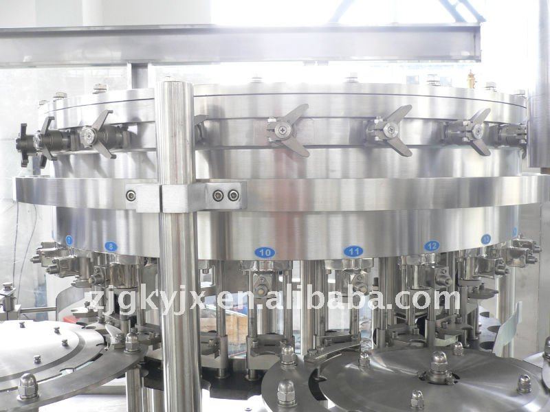 bottle soft drink carbonated water filling machine