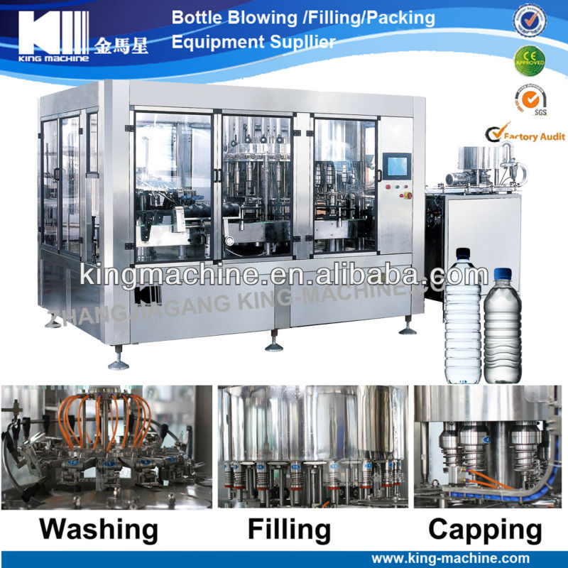 Bottle Washer Filler and Capper Machine