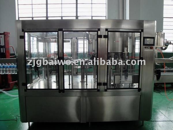 bottled pure or mineral water washing filling capping 3 in 1 machine