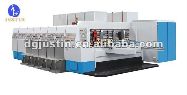 Bottom vacuum transporting carton box making machine prices