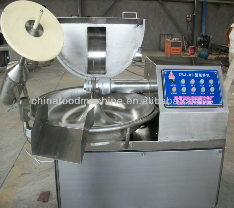 Bowl cutter/ chopper, meat cutting and chopping machine