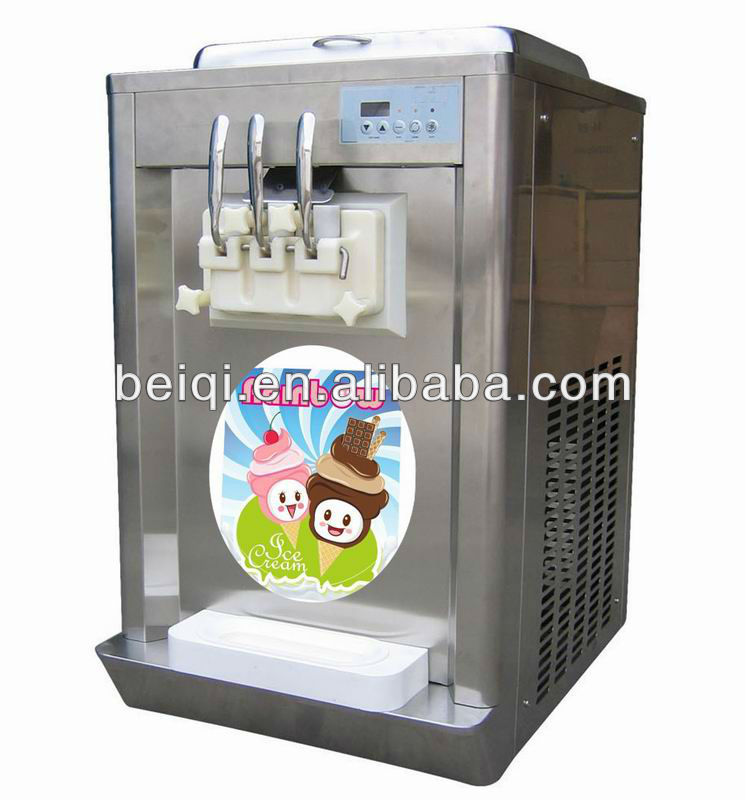 BQ323T Desk Top Soft Serve Ice Cream / Frozen Yougurt Machine