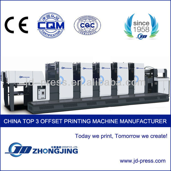 brand new five color sheet-fed printing machinery