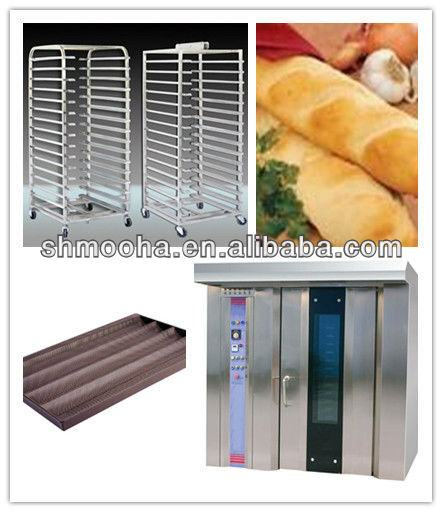 bread baking/ rotating rack oven/french long bread oven(ISO9001,CE,new design)