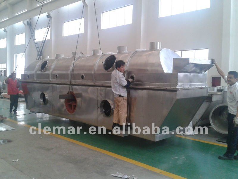 Bread crumbs Vibrating Fluid Bed Dryer / Fluidized bed drier