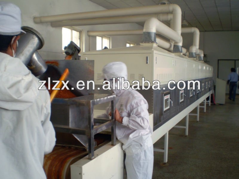 bread flour tunnel-industrial microwave sterilization machine