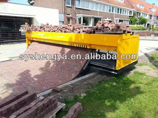 brick laying machine, stone paving machine, tiger stone machine