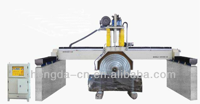 bridge multiblade block cutter for granite