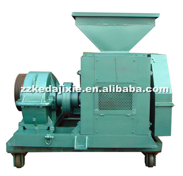 Briquette High Pressure On The Roller Ball Press Machine from Zhengzhou Keda