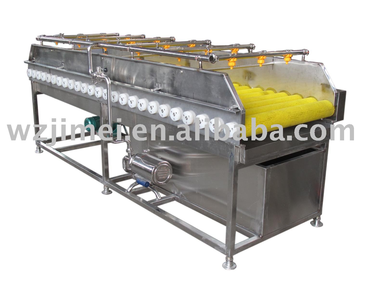 brush cleaning machine/ industrial fruit and vegetable washer