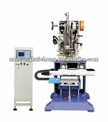 brush tufting and drilling machine