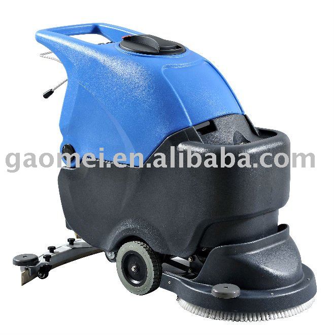 Brushing, suction can be done in one step, and floor as good as new after brushing.Floor Scrubber GM50/GM50B