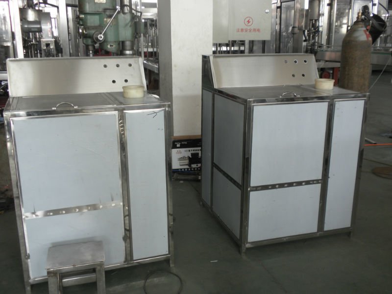 BS-1pull lid and scrub barrel machine