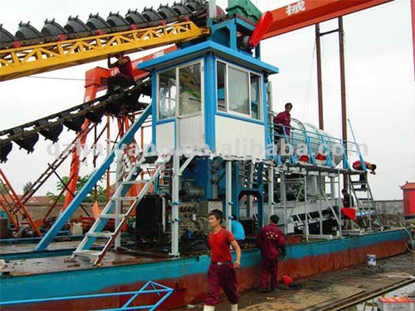 Bucket Chain Digging Dredger Vessel