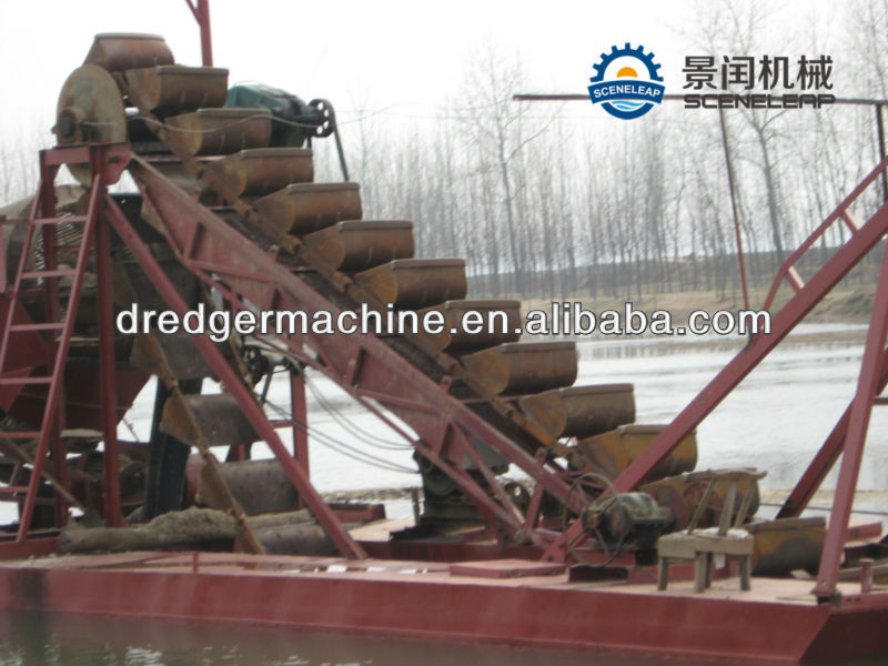 Bucket chain dredger