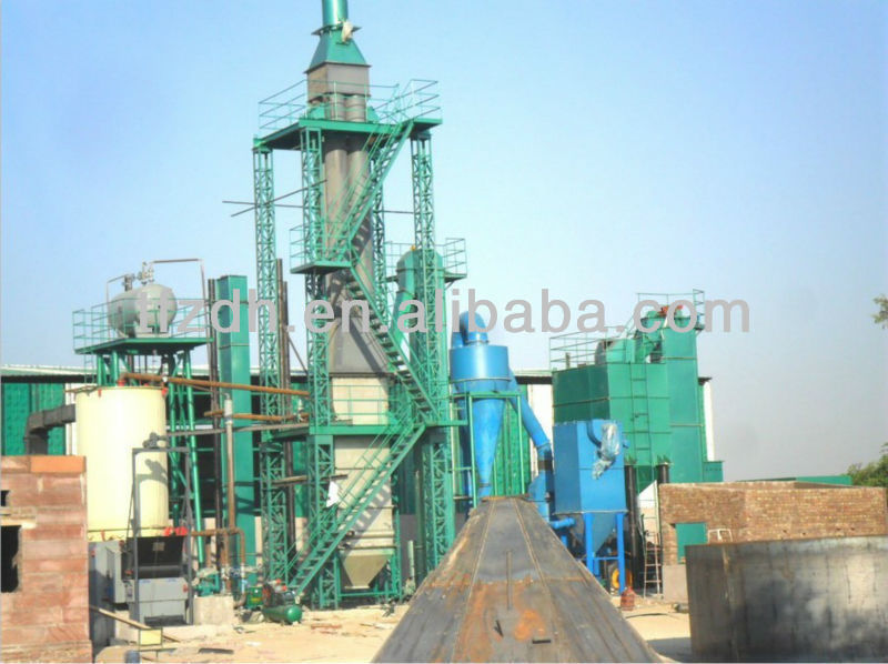 Building gypsum powder plant with Vertical boiler