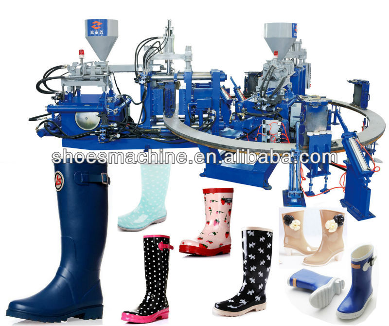 building up boot machine PVC building up rain boot machine