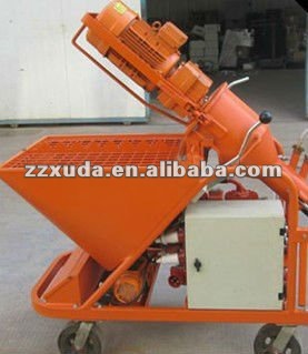 Building wall plastering machine