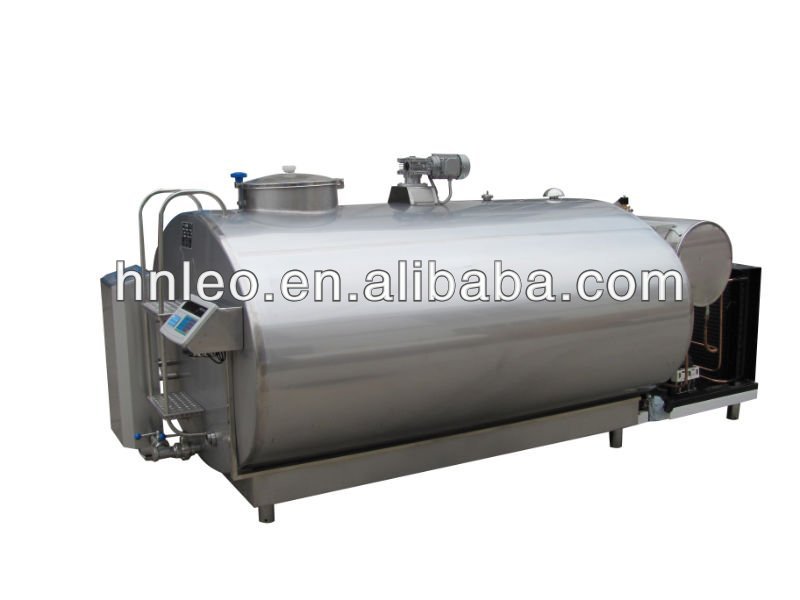 Bulk cooling tanks processor