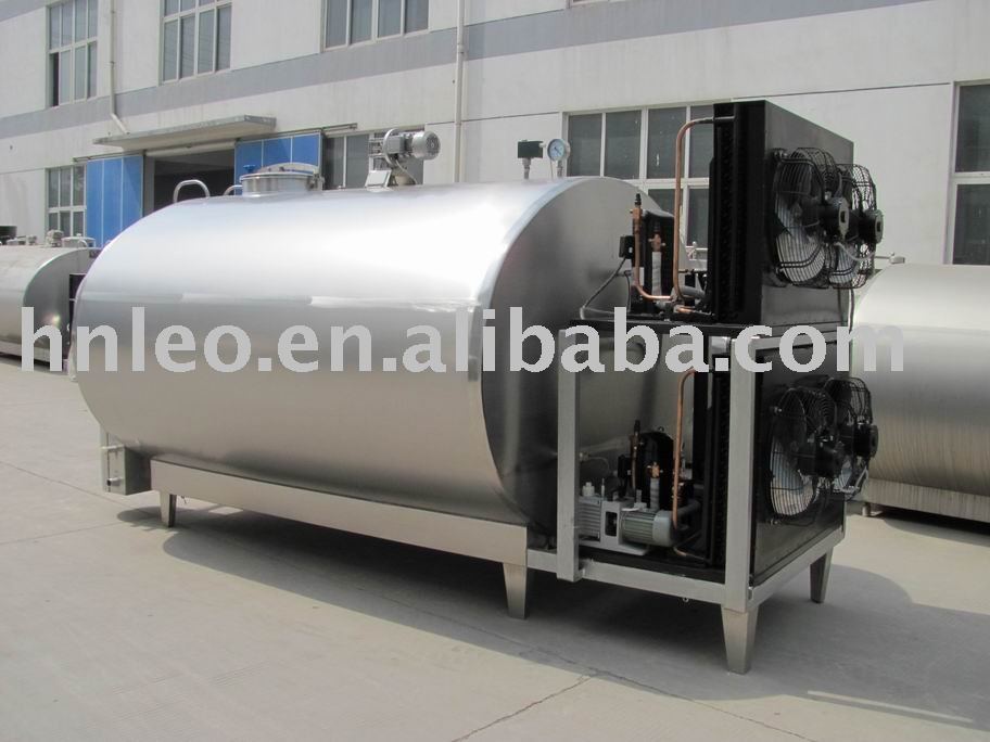 Bulk milk stainless steel cooler