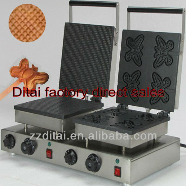 Butterfly shape waffle maker machine(factory)