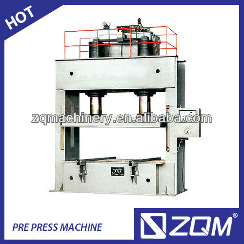 BY814x8/4C pre-press/plywood pre-press/woodworking machine/plywood making machne