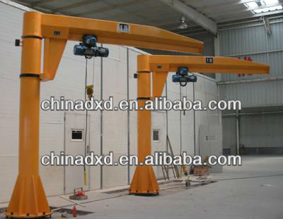 BZB model explosion proof column type slewing jib cranes