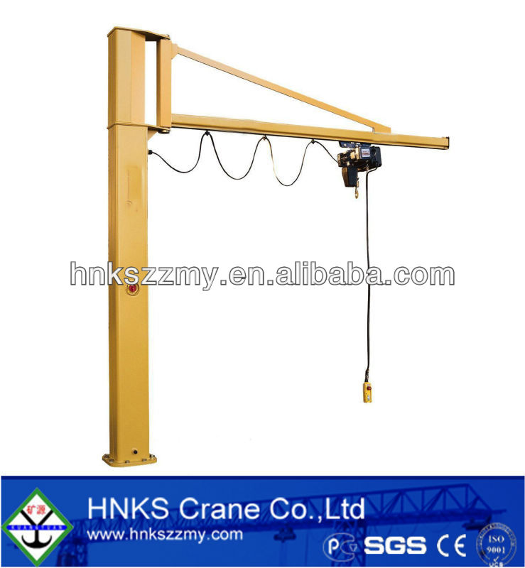 BZD 250kg Floor Mounted Mini fixed Jib Crane