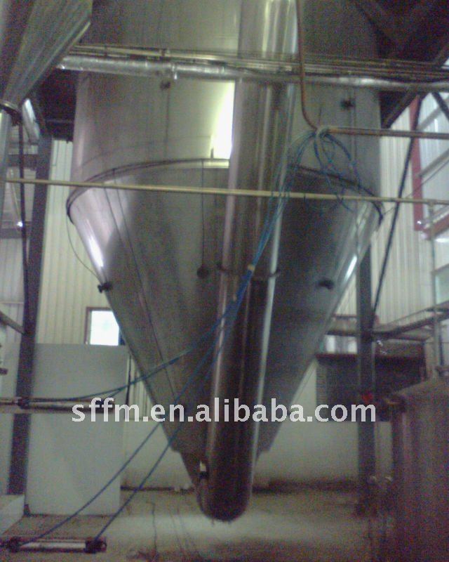 Calcium carbonate spray dryer