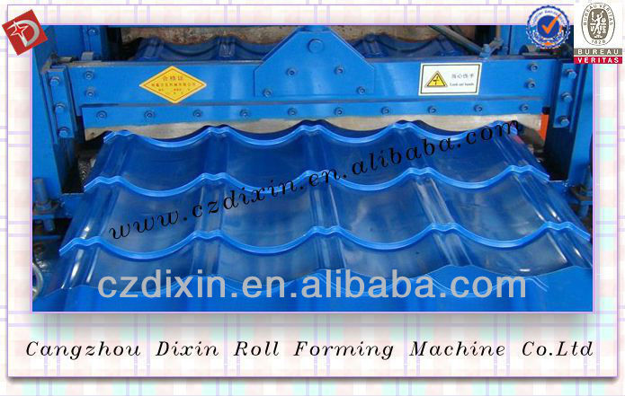 CANGZHOU CHINA Glazed Tile roll forming machine cold roll formers roof sheet roll panel machine