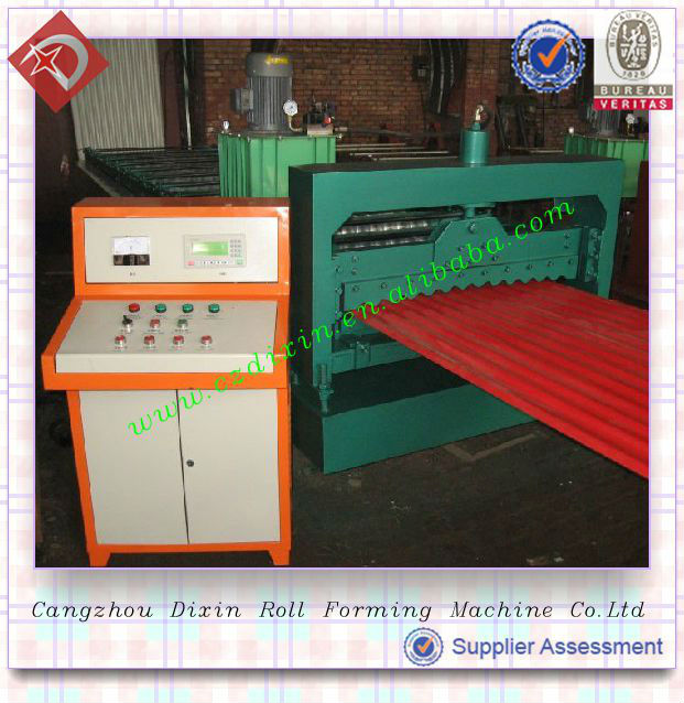 Cangzhou cold roll forming machine Galvanized steel Sheeting Corrugating Machine Sheet Machinery