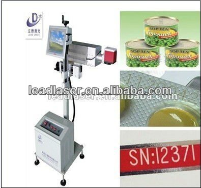 Cans Packing CO2 Laser Online Label Marking Machine