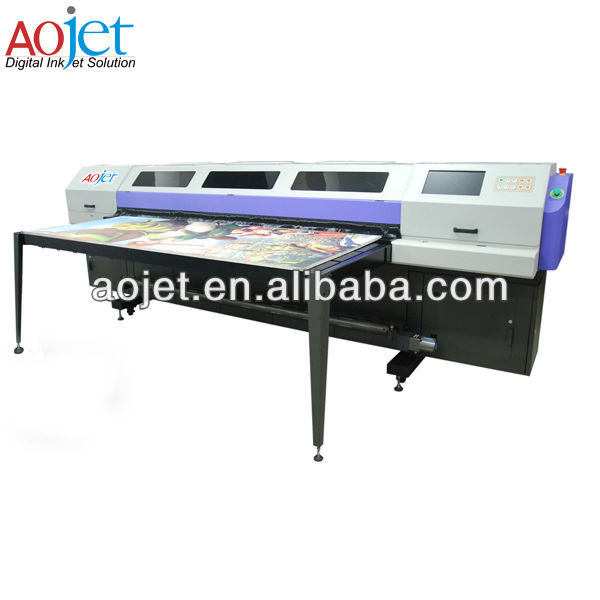 canvas UV PRINTER with roll option, high speed and high resolution, industrial printer