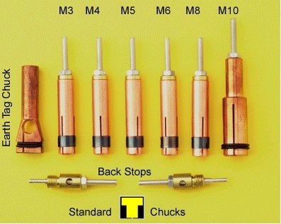 Capacitor Discharge Chuck/CD Collet, CD chuck, pistol holder