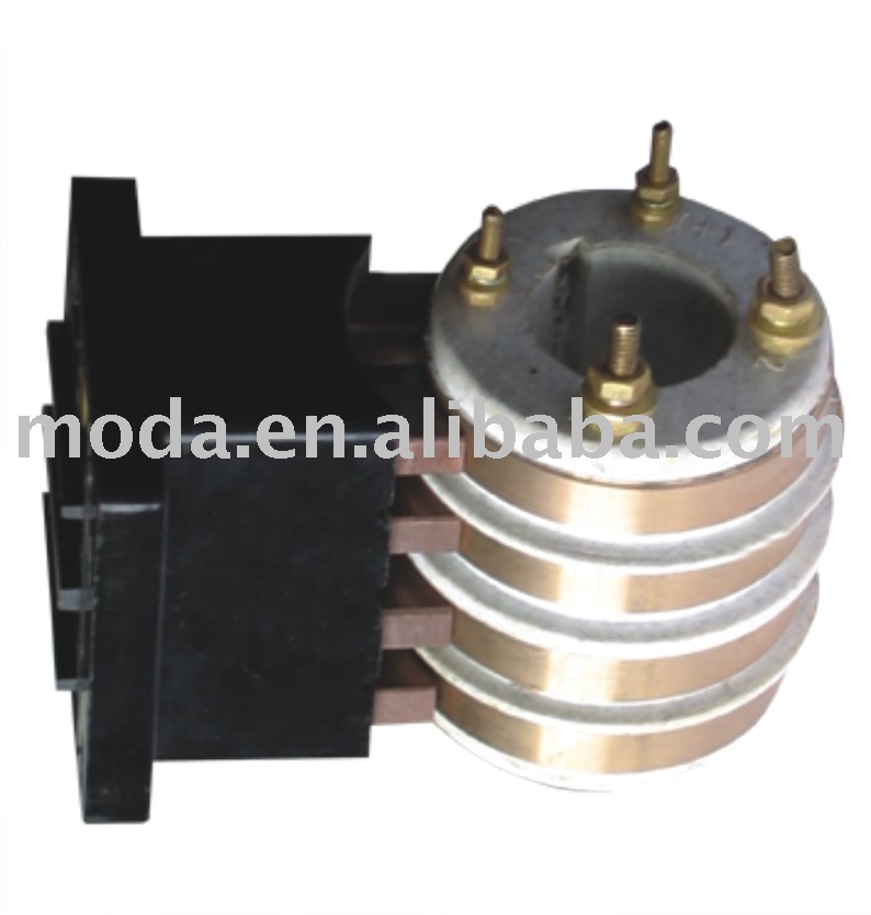 carbon brush holder with slip ring