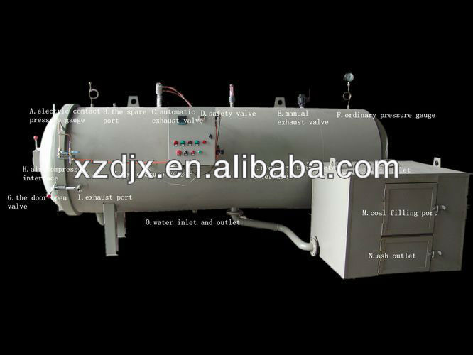 carbon steel free boiler retort sterilizer machine