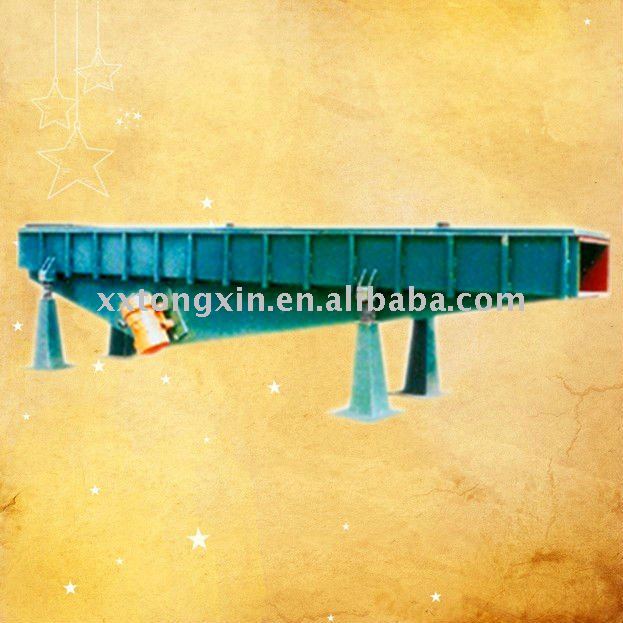 Carbon steel vibrating conveyor for handing chemical powder