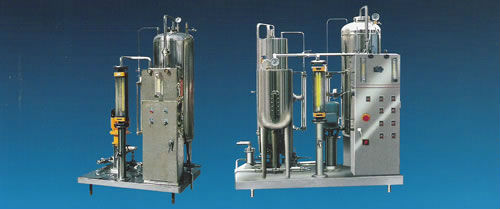 Carbonated drink mixing equipment