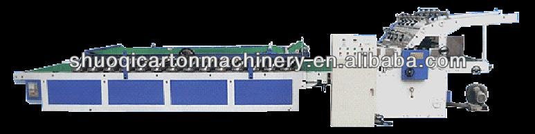 carton box machine semi automatic flute laminating machinery