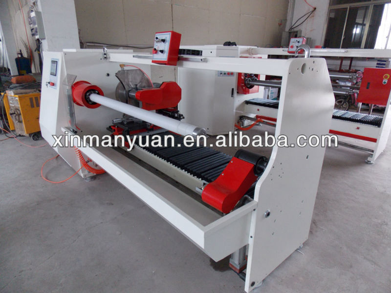 Carton sealing adhesive tape slitting machine