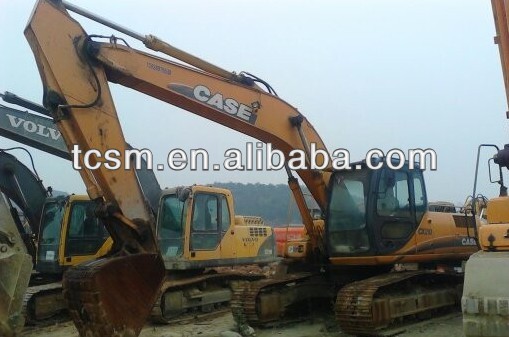 CASE 210 with hammer exporting Japanese machines used excavator