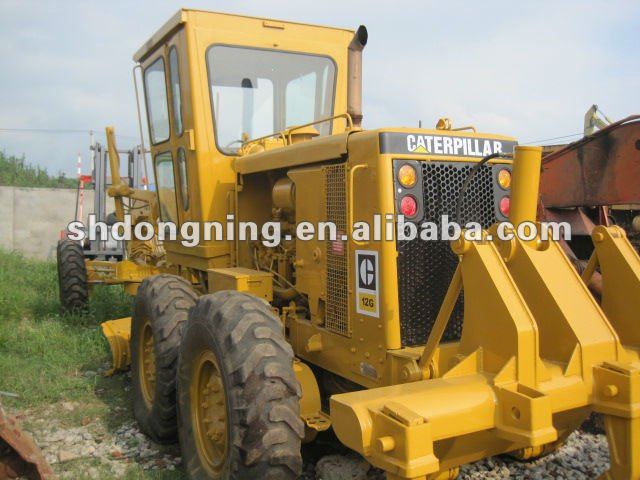 Caterpillar 12G used motor grader, caterpillar grader in Shanghai