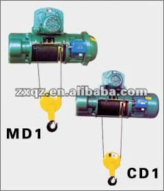 CD1.MD1 series 0.5T-32T electric wire rope hoist